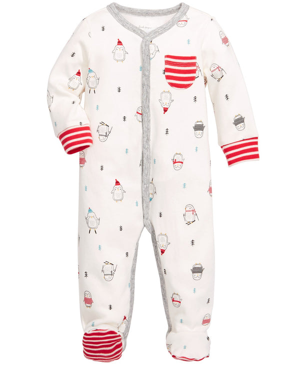 First Impressions Infant Boys Cotton Penguin Coverall
