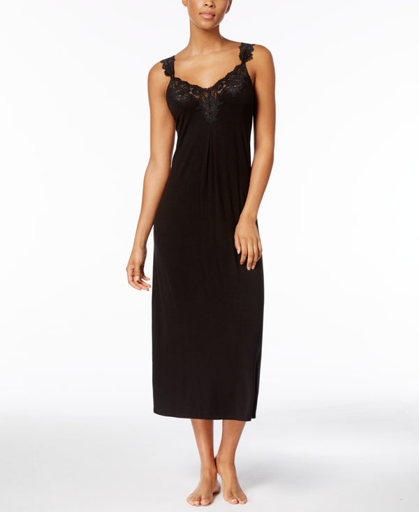 Thalia Sodi Womens Knit Lace Trimmed Nightgown