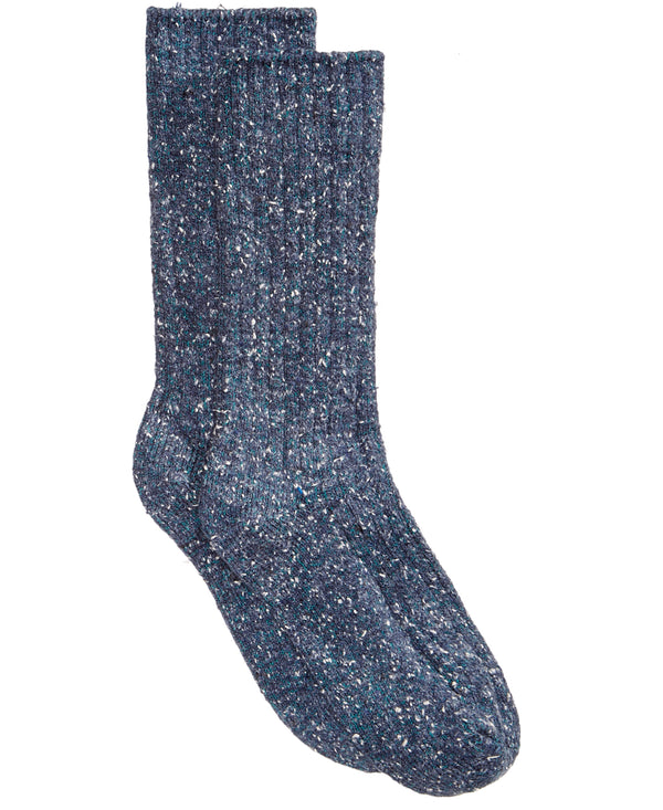 HUE Womens Tweed Ribbed Boot Socks