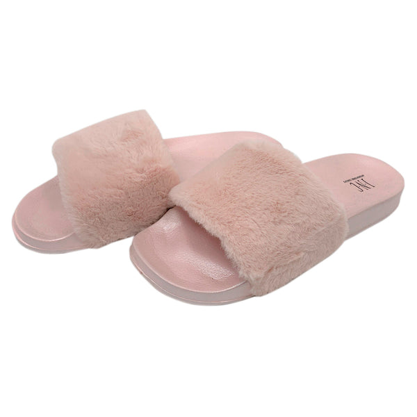 INC International Concepts Womens Faux-fur Slide Slippers