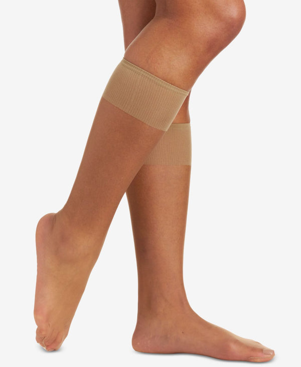 Berkshire Womens Ultra Sheer Knee High,City Beige- Nude 01,One Size