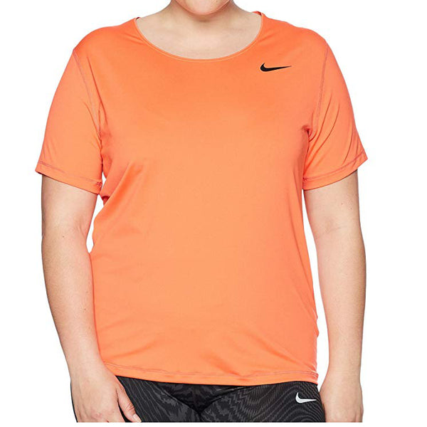 Nike Womens Plus Size Pro Dri Fit Mesh Top