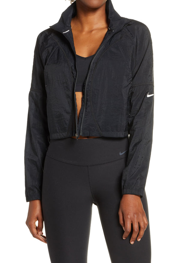 Nike Womens Translucent Cropped Running Jacket