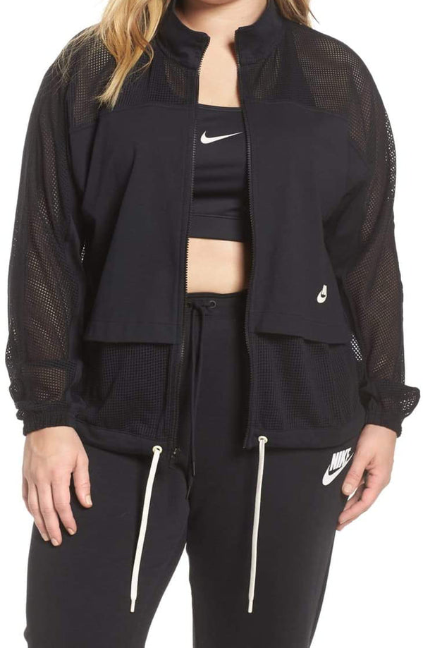Nike Womens Plus Size Sportswear Mesh Jacket