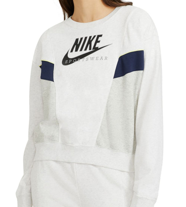 Nike Womens Heritage Colorblocked Sweatshirt