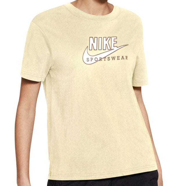 Nike Womens Sportswear Cotton Heritage T-Shirt