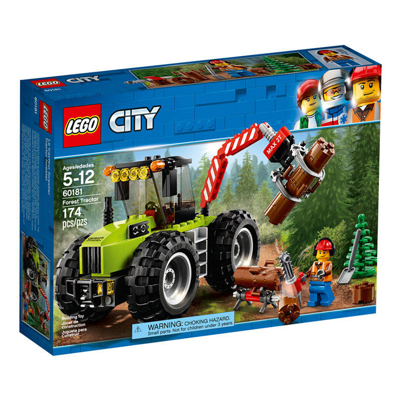 Lego Ages 5-12 City Forest Tractor Building Kit