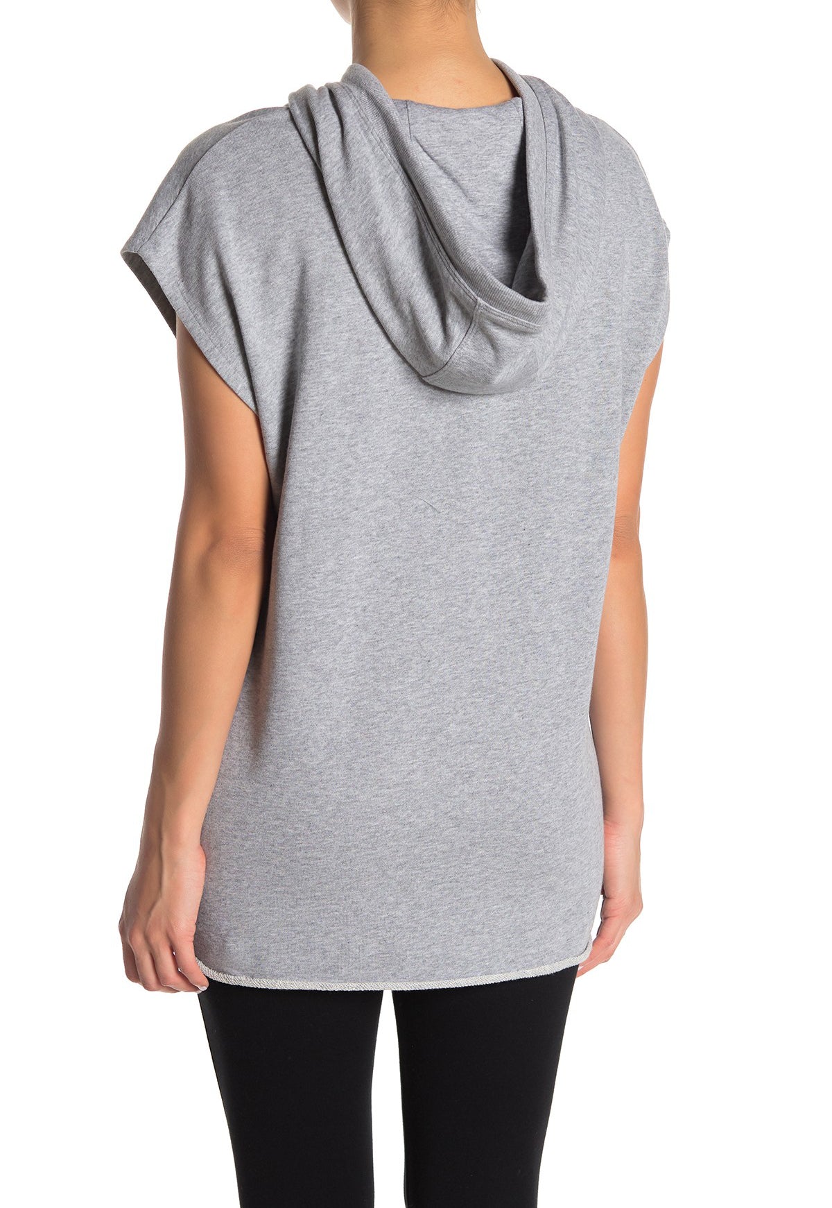 DKNY Womens Sleeveless Oversized Sweatshirt