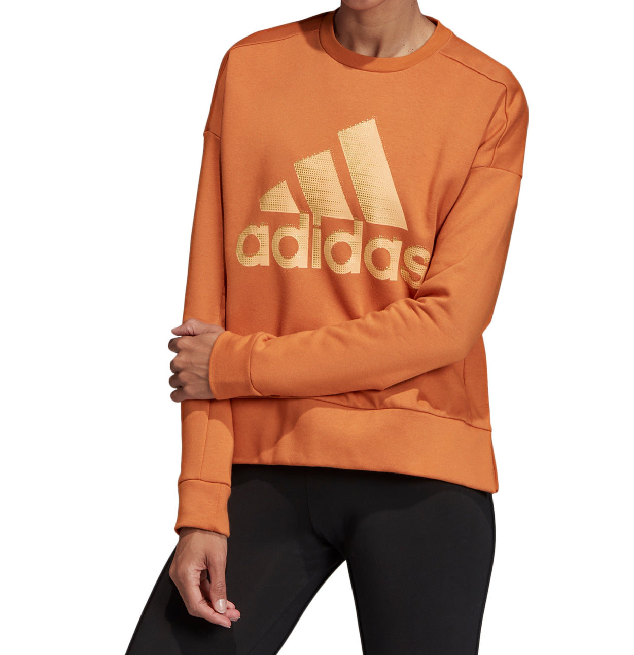Adidas Womens Glam Logo Sweatshirt