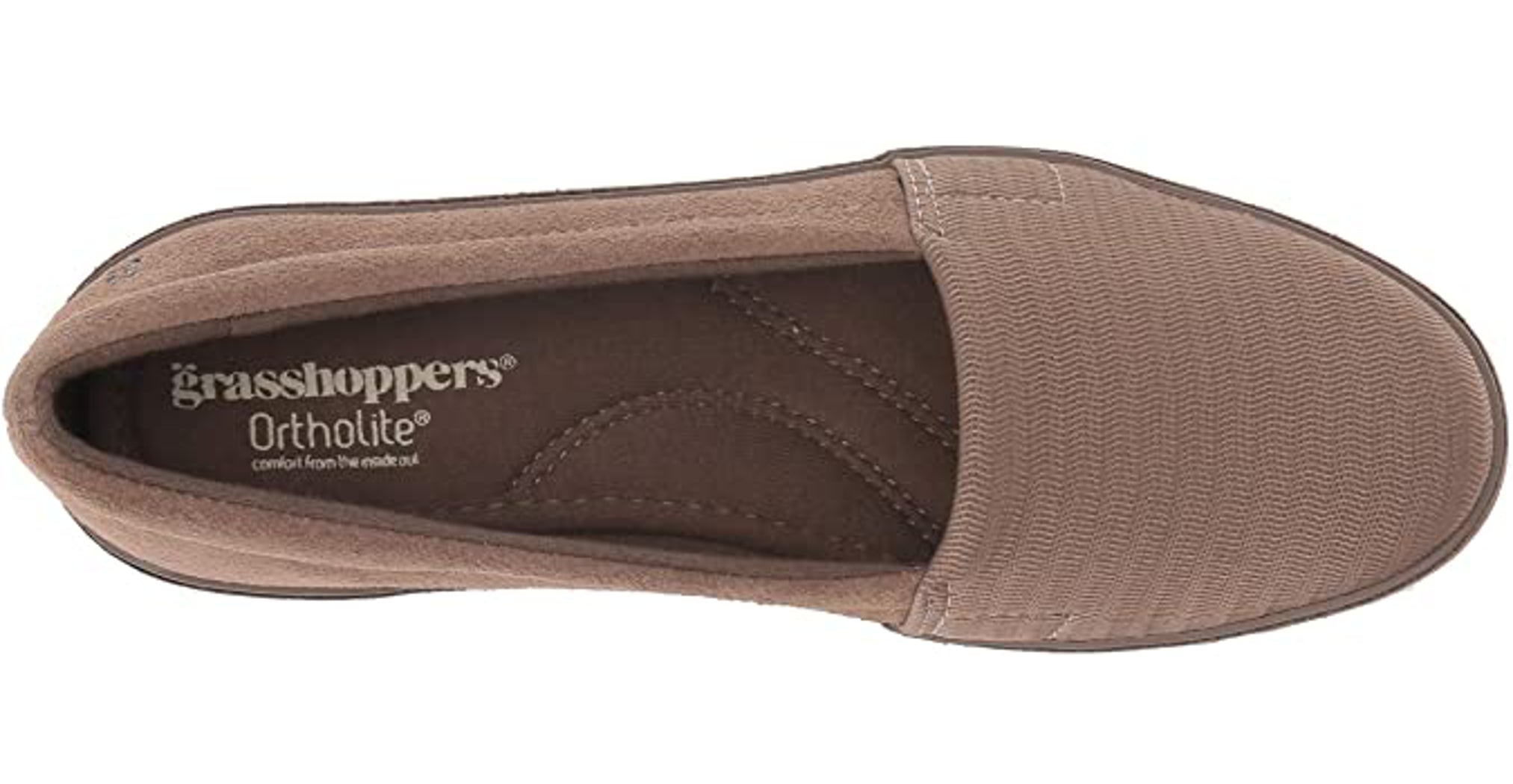 Grasshoppers Womens Chase Wedge Suede Loafer