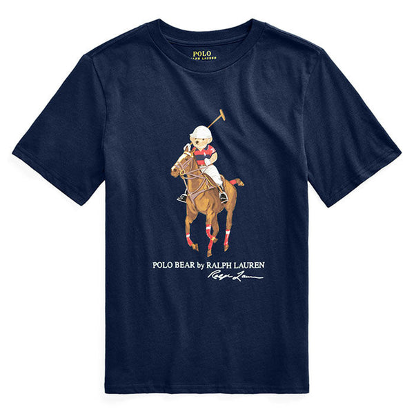 Polo Ralph Lauren Big Boys Short-Sleeve Polo Bear On Pony Player Tee