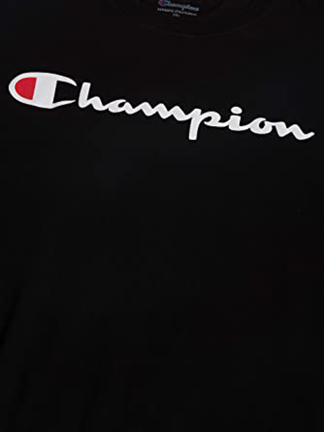 Champion Mens Screen Print Script Classic T-Shirt