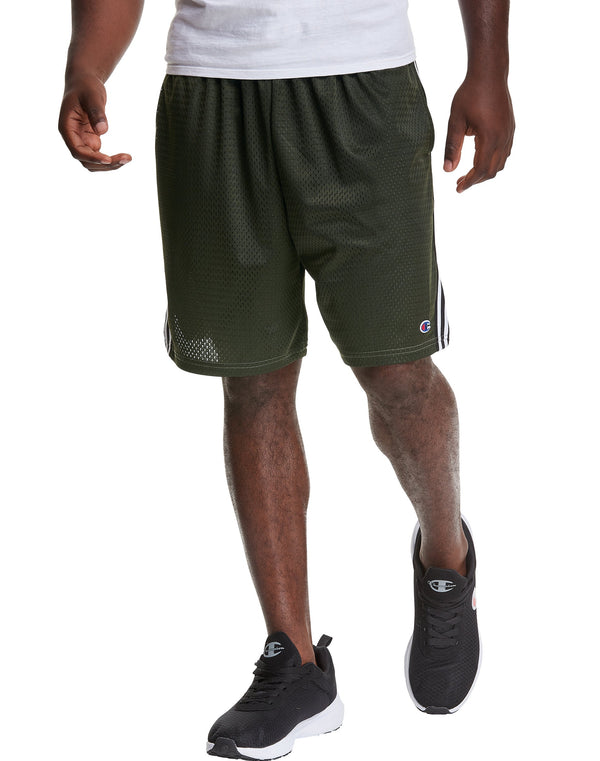 Champion Mens Lacrosse Shorts,Army,Large