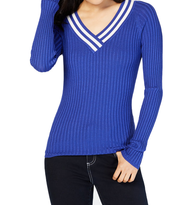 Hooked Up by IOT Juniors Ribbed Long Sleeves Sweater