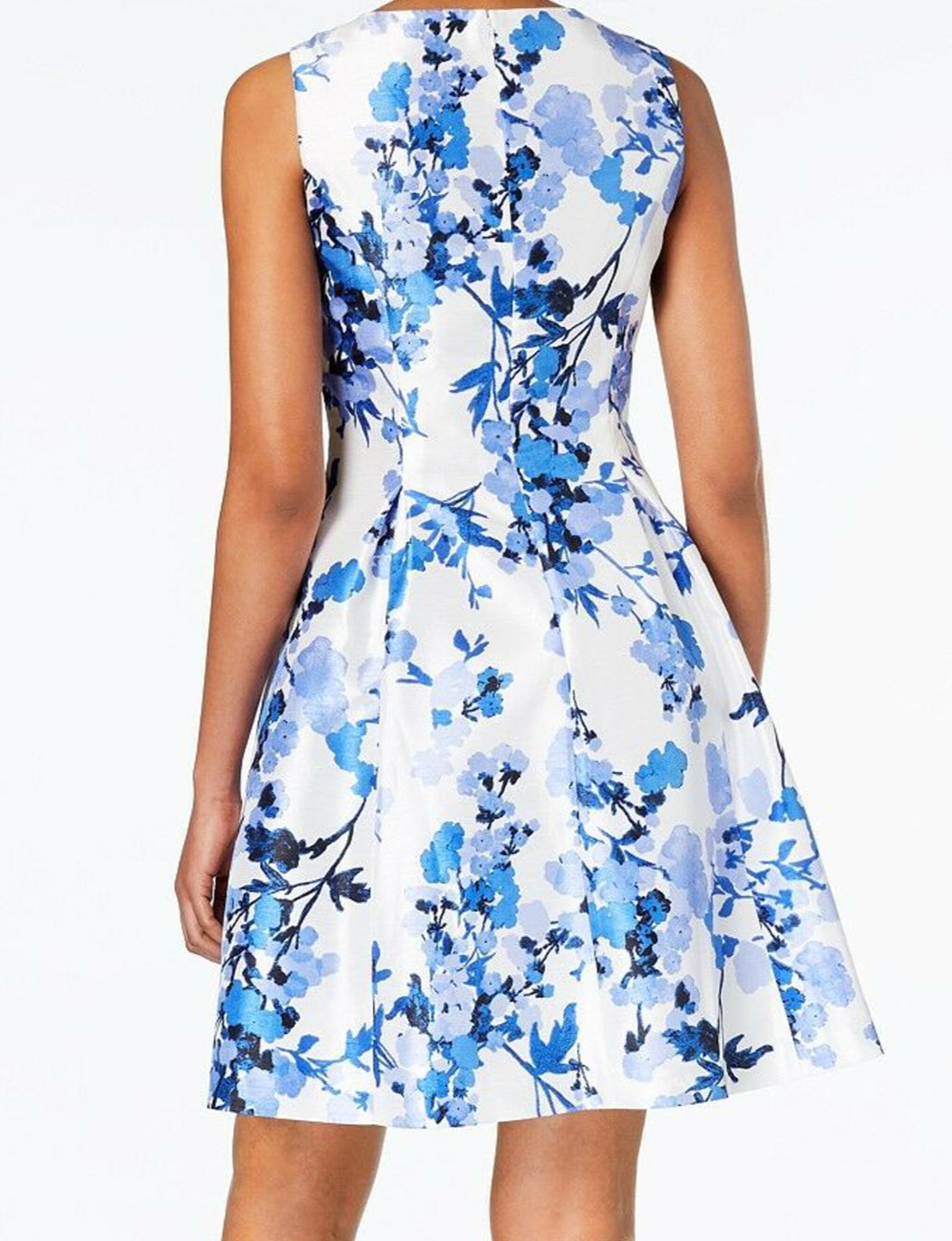 Jessica Howard Womens Floral-Print Fit & Flare Dress