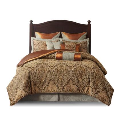 Hampton Hill Canovia Springs Queen 9 Piece Duvet Style Comforter Set Bedding