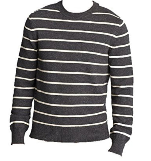 allbrand365 Mens Striped Long Sleeves Pullover Sweater