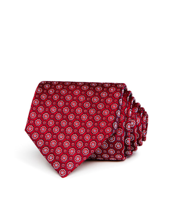 allbrand365 Flower Square Silk Classic Tie