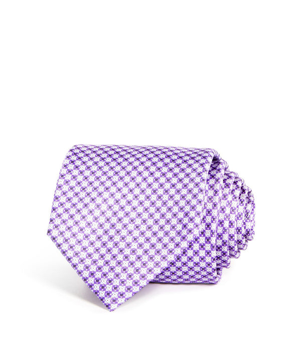 allbrand365 Geometric Florette Silk Classic Tie