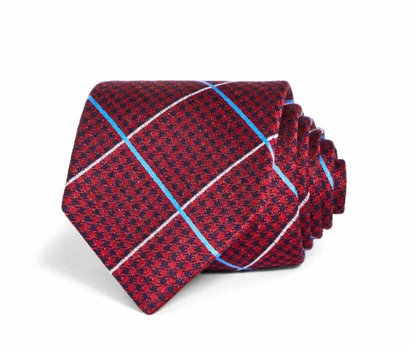 allbrand365 Tuscan Check Silk Classic Tie