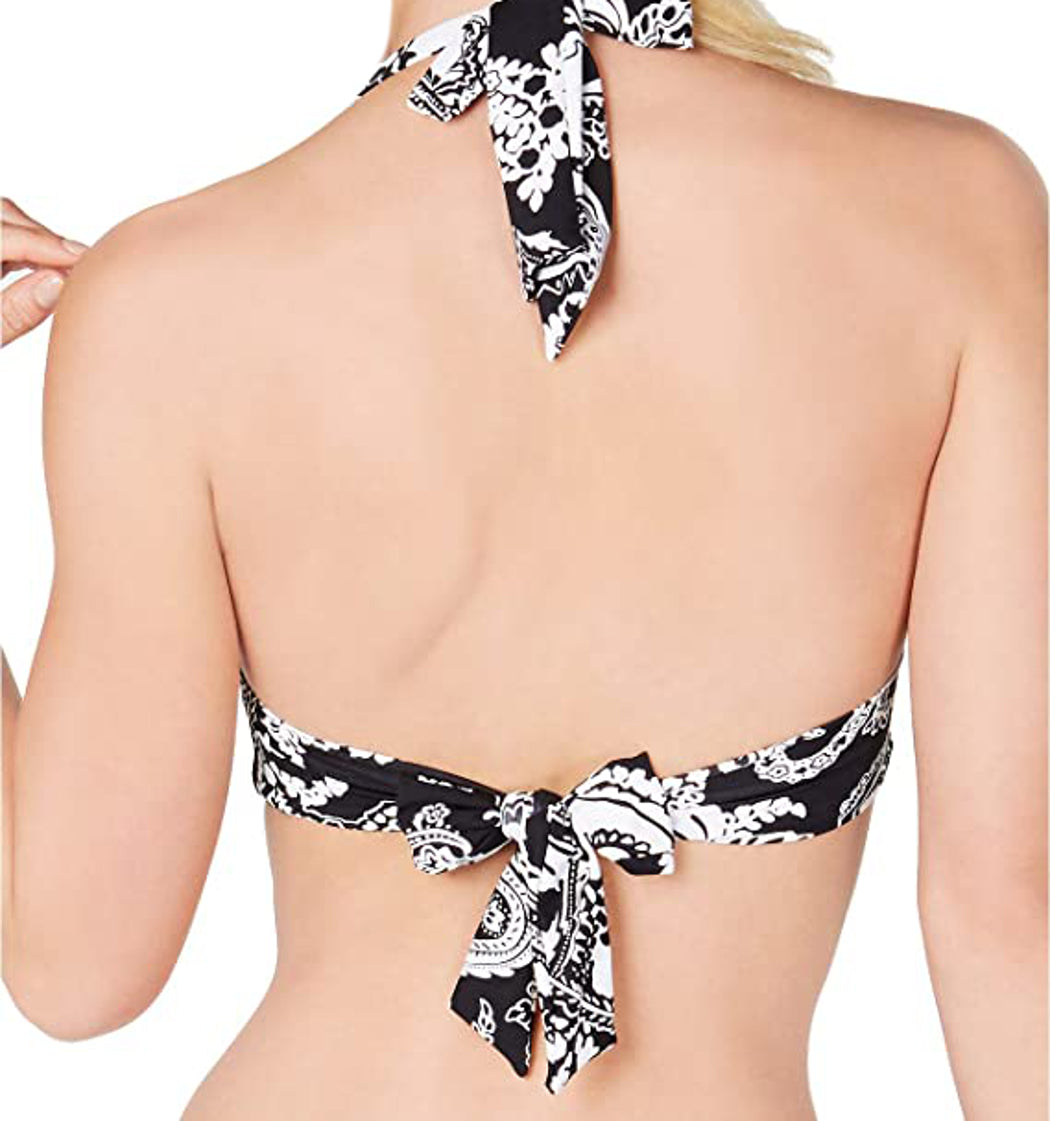 LAUREN RALPH LAUREN Women's Paisley Print Twist-Front Bikini Top