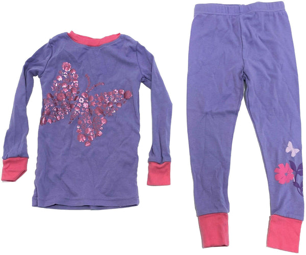 Kirkland Signature Kids Butterflies Design Top and Pajama Set 2-Pieces