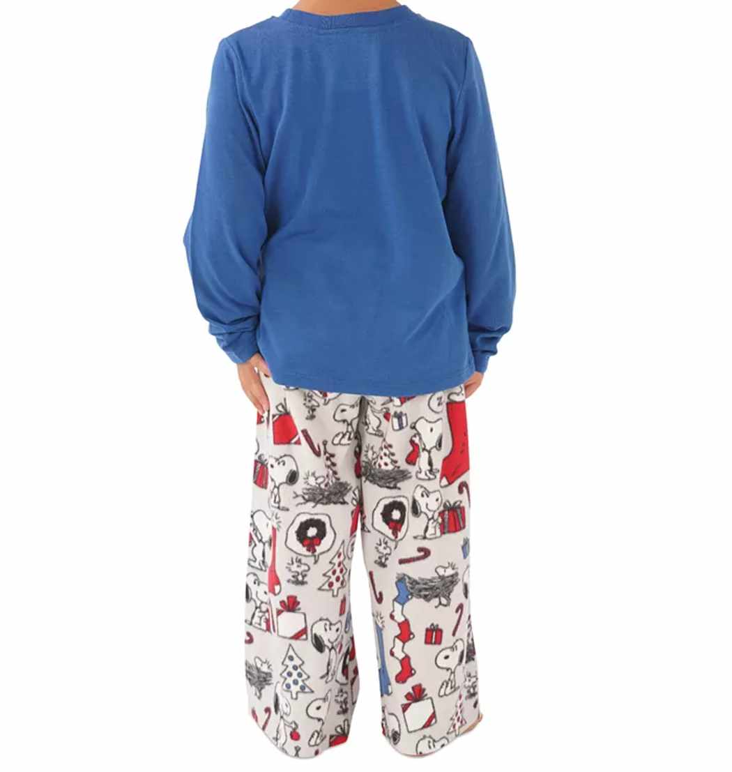 Munki Munki Toddler Matching Snoopy Holiday Family Pajama Set