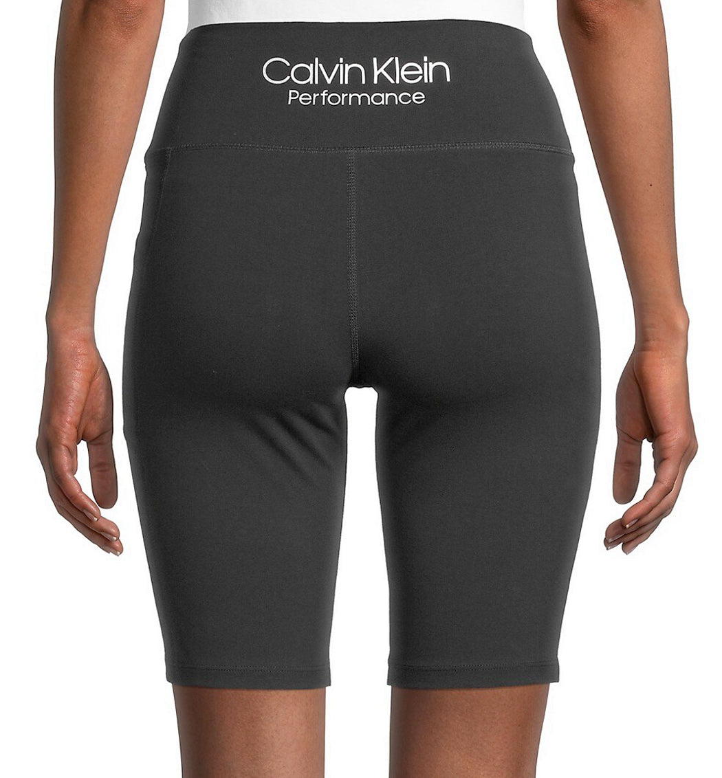 Calvin Klein Womens Performance Super High-Waist Bike Shorts