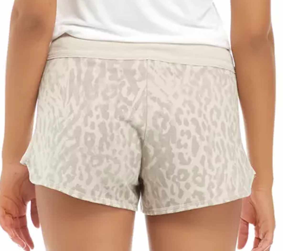 Calvin Klein Womens Performance Printed French Terry Shorts