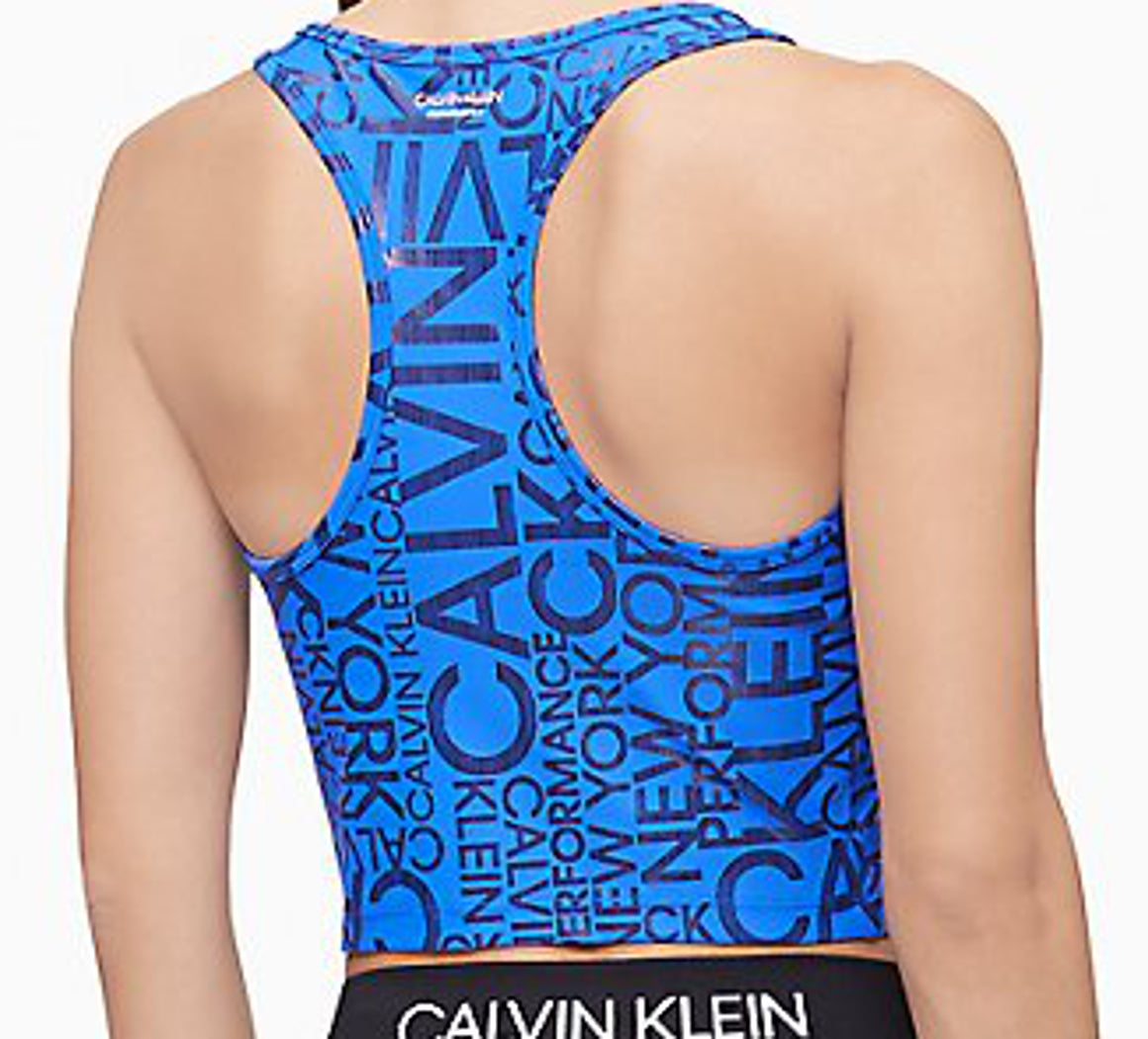 Calvin Klein Womens Performance Cropped Tank Top