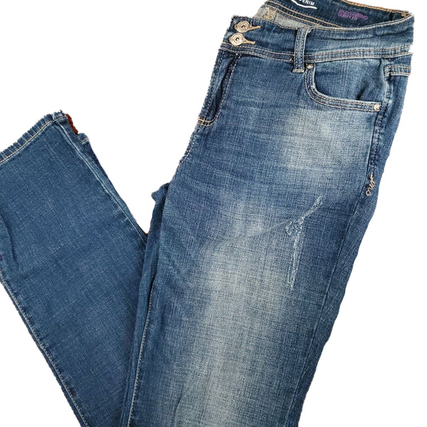 allbrand365 Womens Boyfriend Curvy Fit Jeans