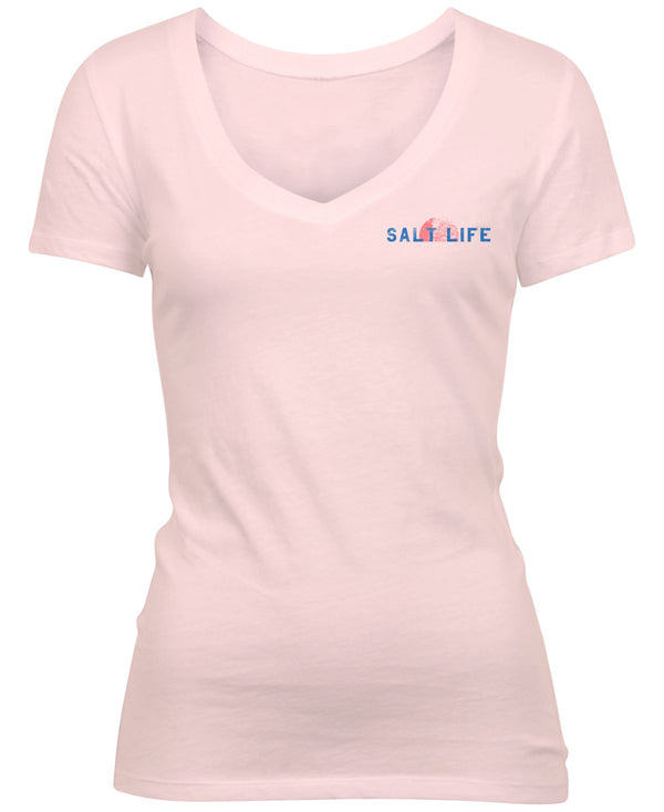 Salt Life Womens Soak Up The Sun Cotton T-Shirt