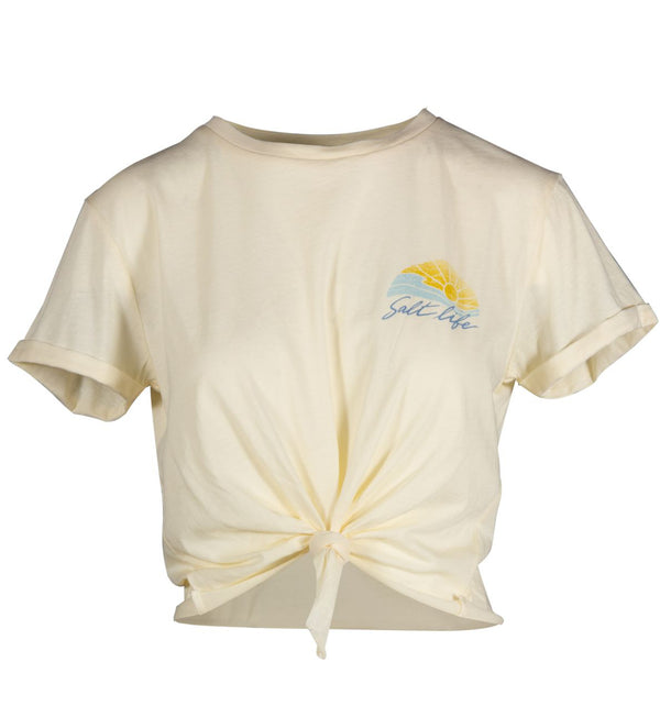 Salt Life Womens Wave And Shine Knotted T-Shirt