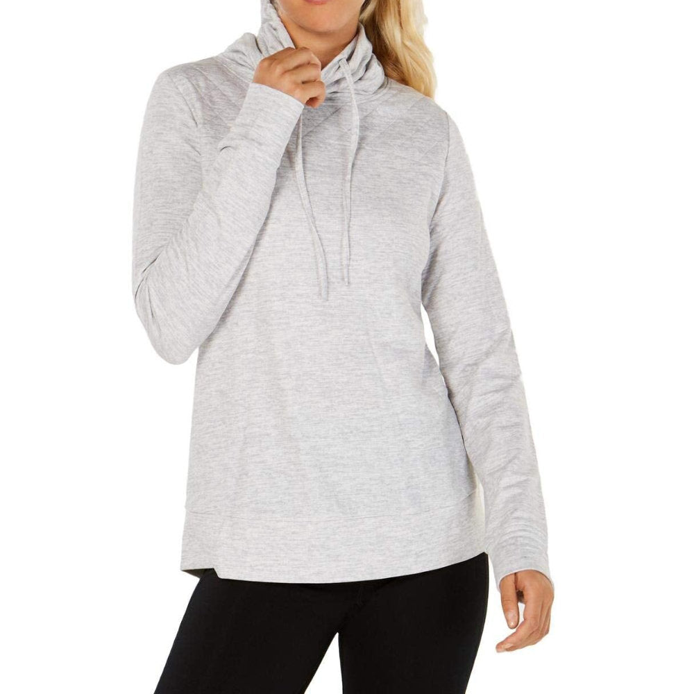 32 DEGREES Womens Fleece Quilted Funnel Neck Top
