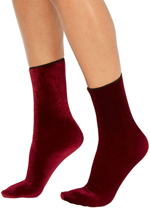 HUE Womens Velvet Socks