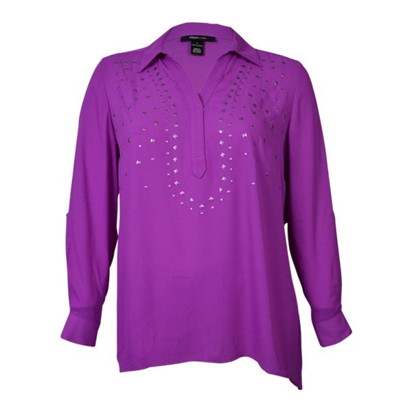 Style & Co Womens Fashion Studded Top