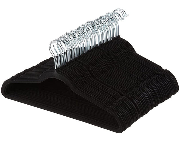 Amazon Basics Slim Velvet Non-Slip Suit Clothes Hangers Pack of 29
