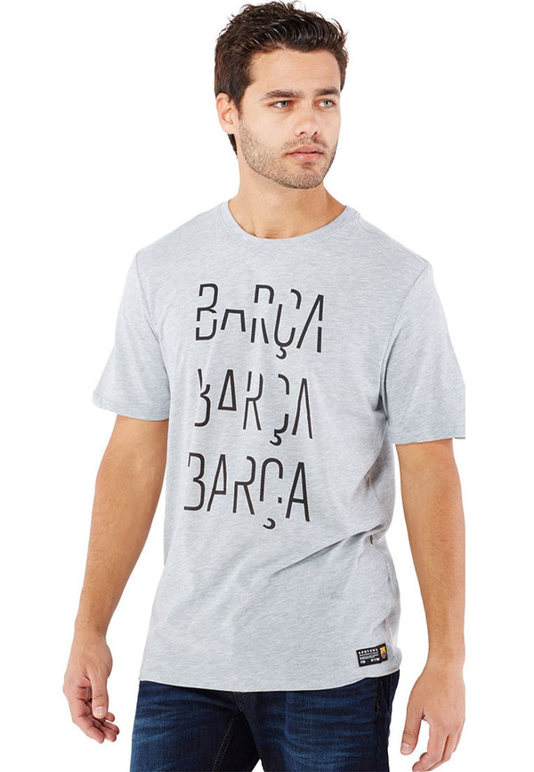 Nike Mens Football Club Barcelona Covert T Shirt,Grey/Black,Large