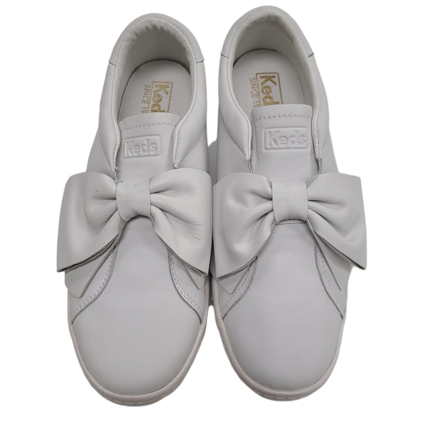 Keds Womens Ace Bow Leather Sneakers