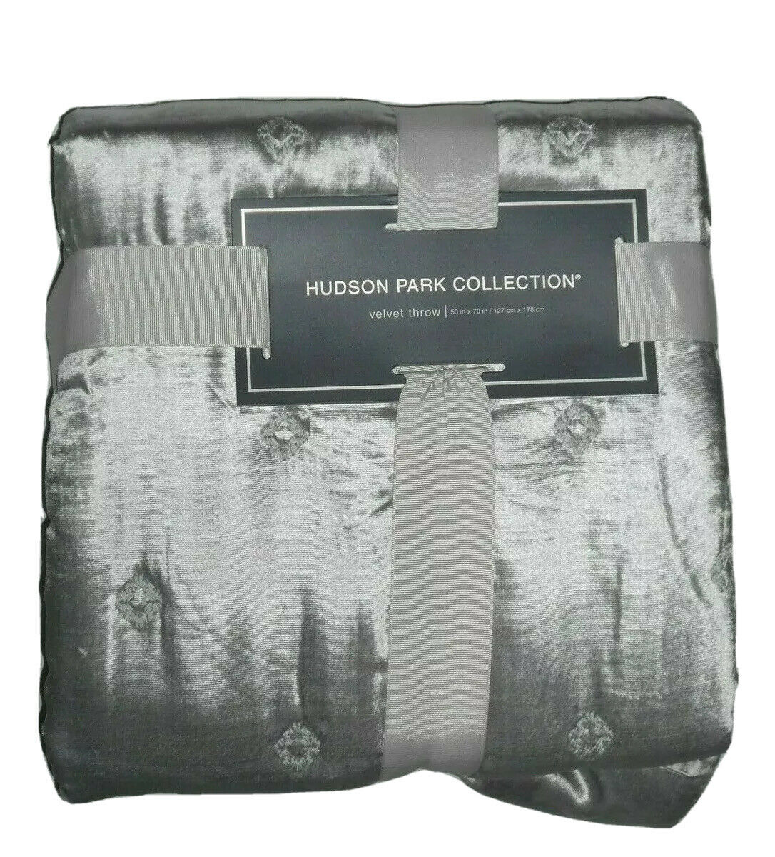 Hudson Park Unisex Collection Velvet Throw