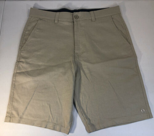 Hang Ten Mens Walkshort 2-way Stretch Fabric Comfort With Pockets Shorts
