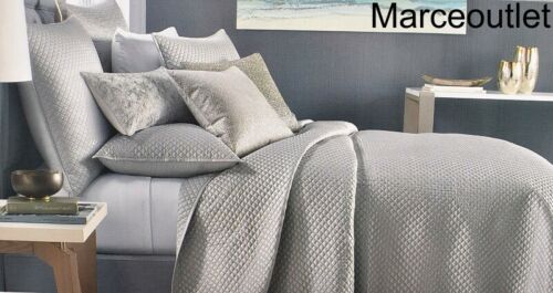 Hudson Park Bedding Collection Silk Blend Full / Queen Quilted Coverlet Set