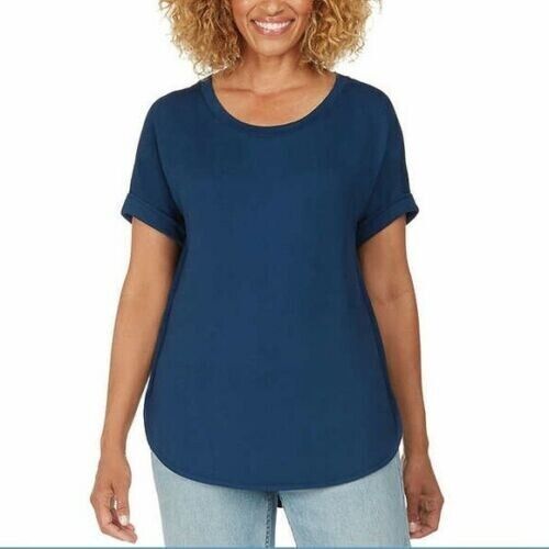 Matty M Womens French Terry Tee Top,XX-Large