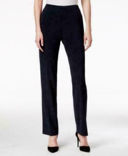 Style & Co Womens Art Of Contrast Formal Pants