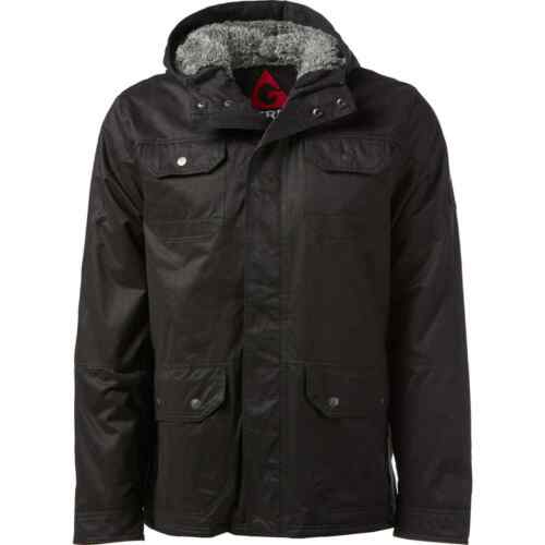 Gerry Mens Ridge Barn Jacket Coat Fleece Lined Hooded Jacket
