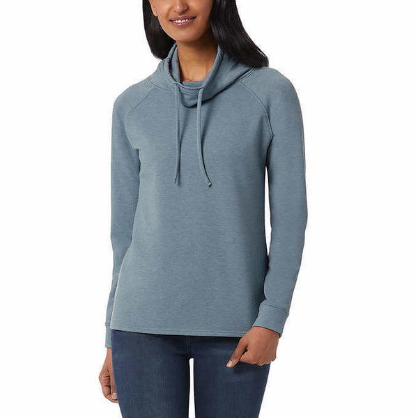 32 DEGREES Womens Soft Fabric Funnel Neck Pullover